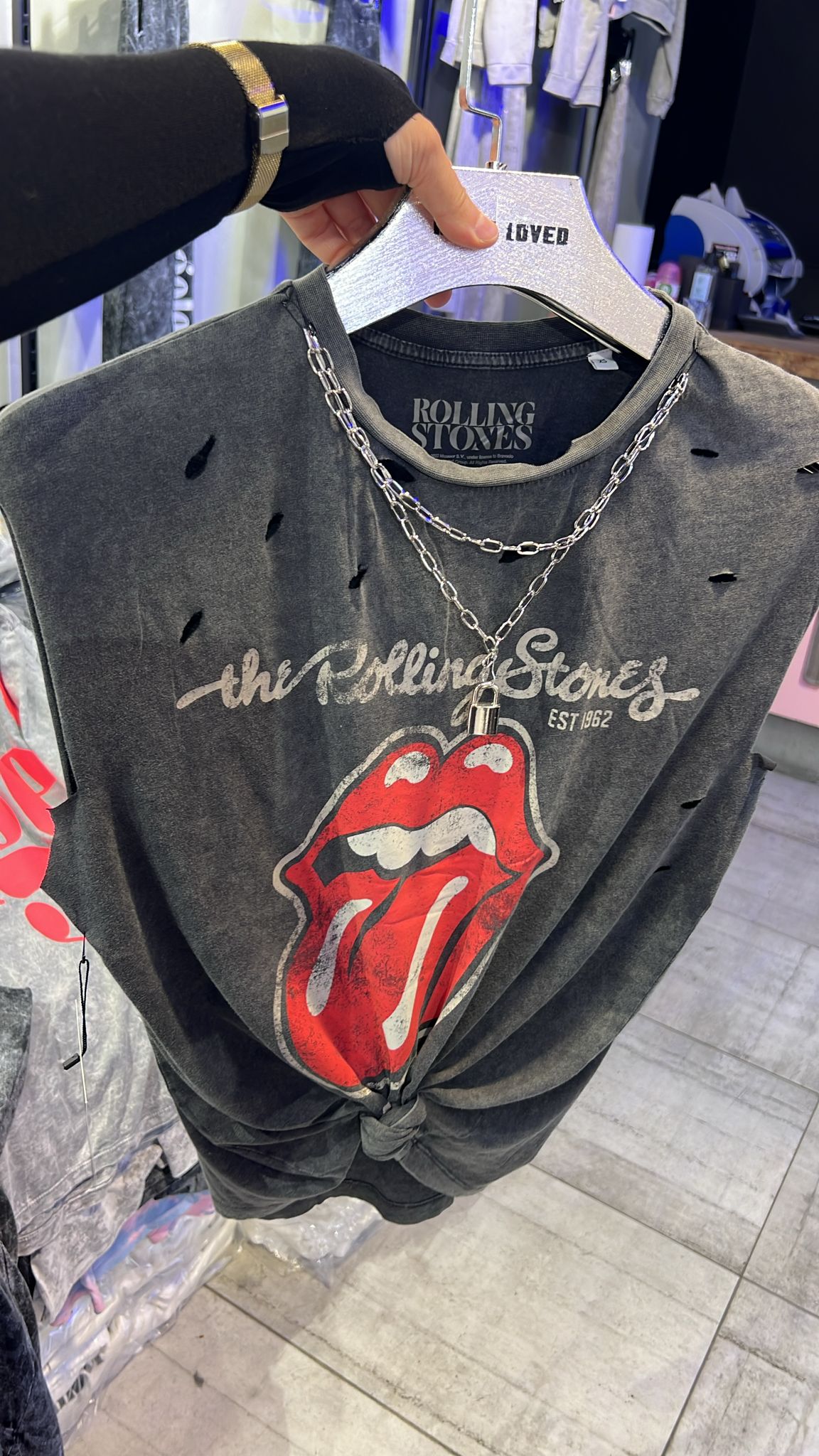 ΑΜΑΝΙΚΗ ΜΠΛΟΥΖΑ THE ROLLING STONES