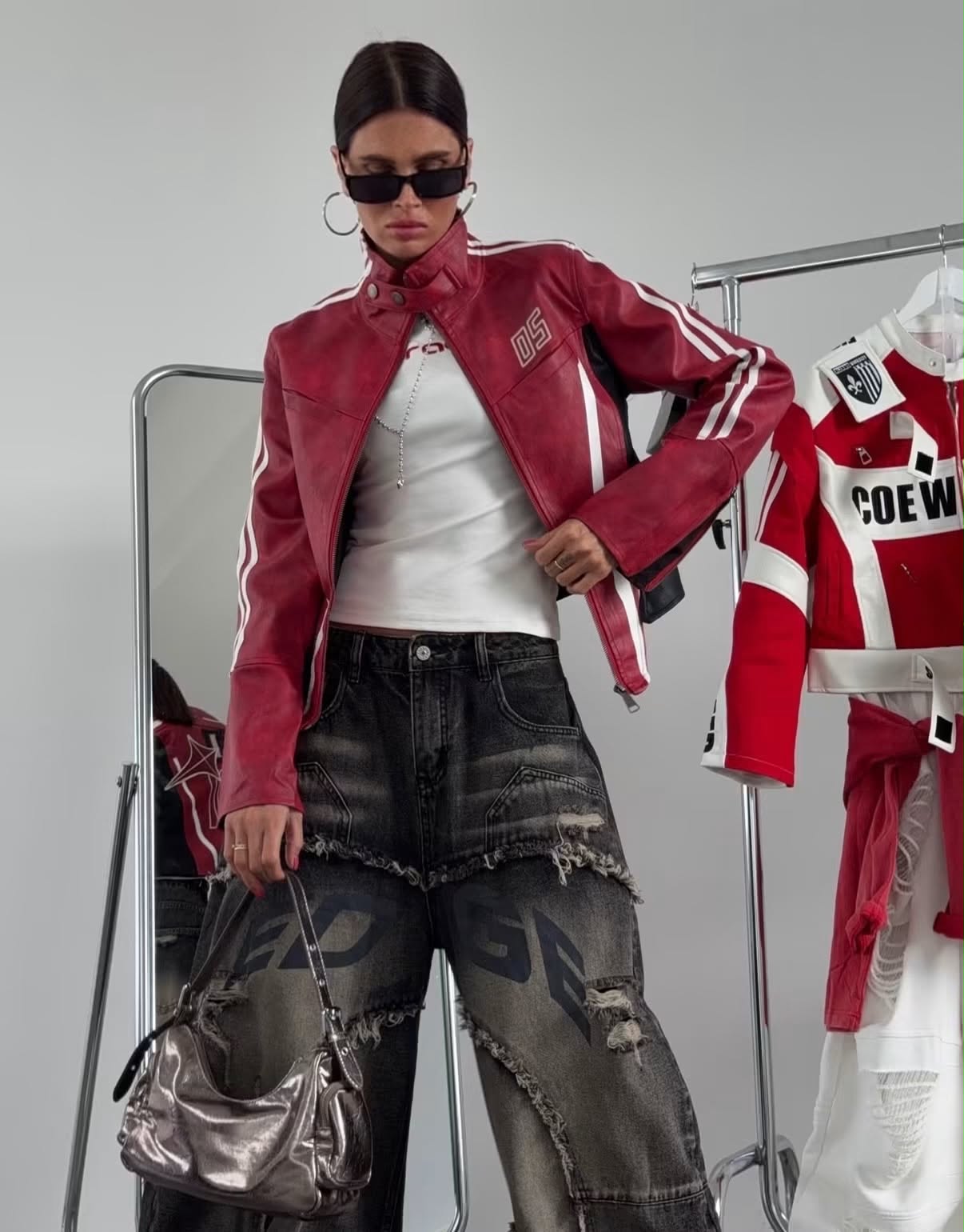 ΜΠΟΥΦΑΝ ΔΕΡΜΑΤΙΝΟ JACKET