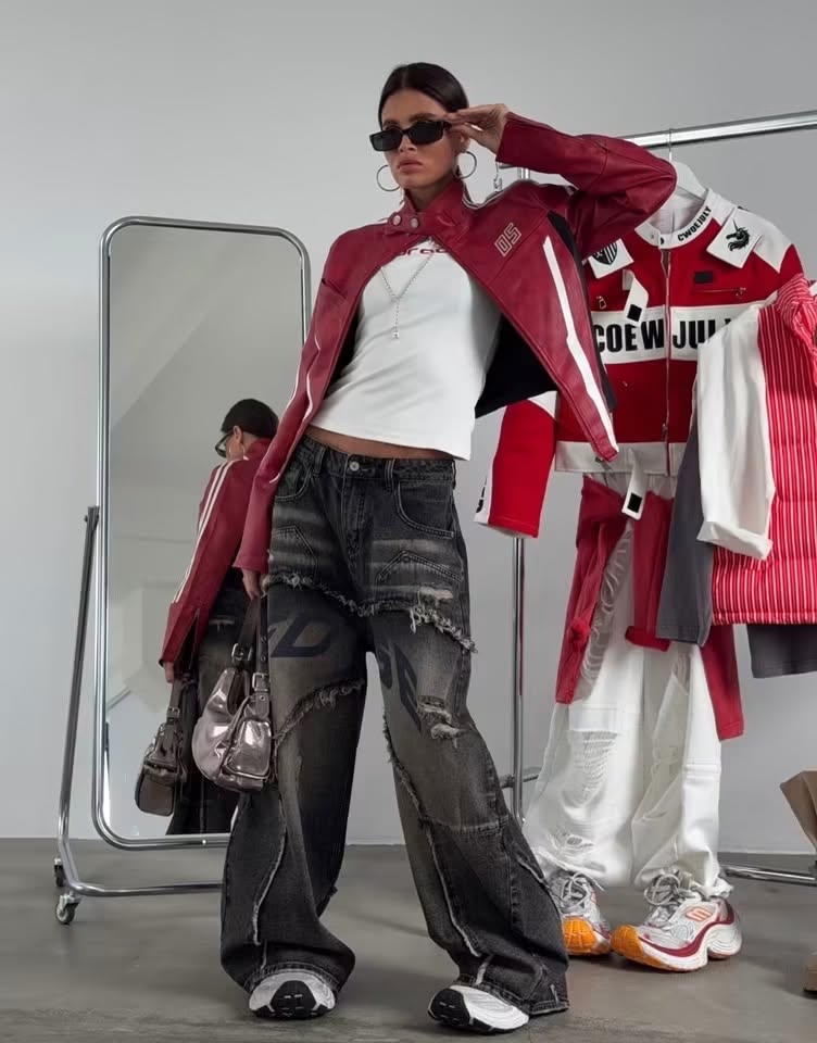 ΜΠΟΥΦΑΝ ΔΕΡΜΑΤΙΝΟ JACKET