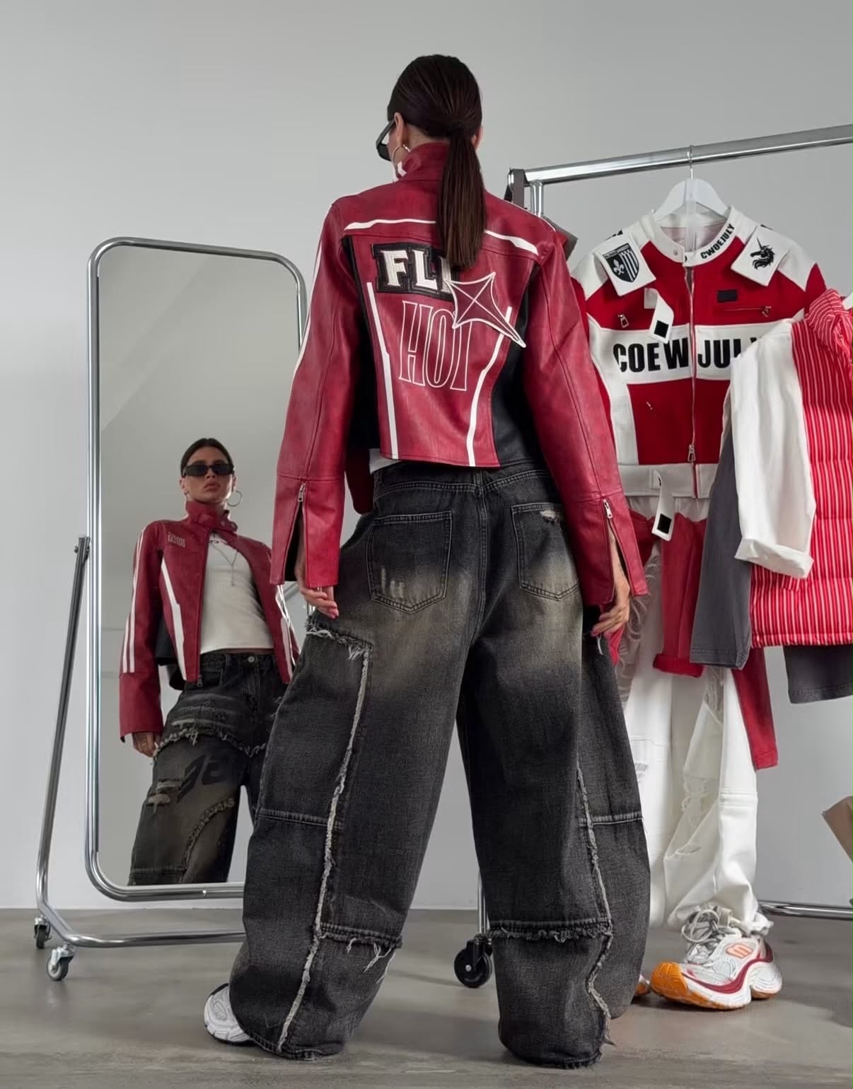 ΜΠΟΥΦΑΝ ΔΕΡΜΑΤΙΝΟ JACKET