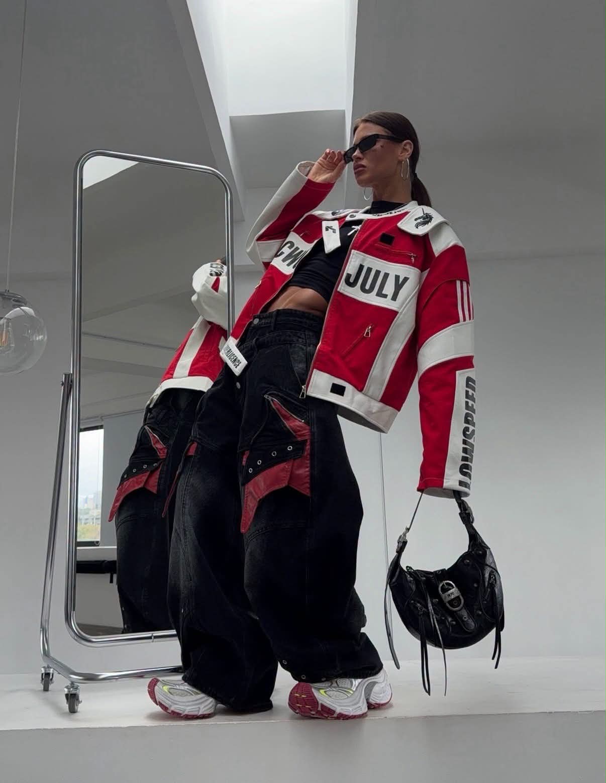 ΜΠΟΥΦΑΝ ΔΕΡΜΑΤΙΝΟ (Biker Jacket).