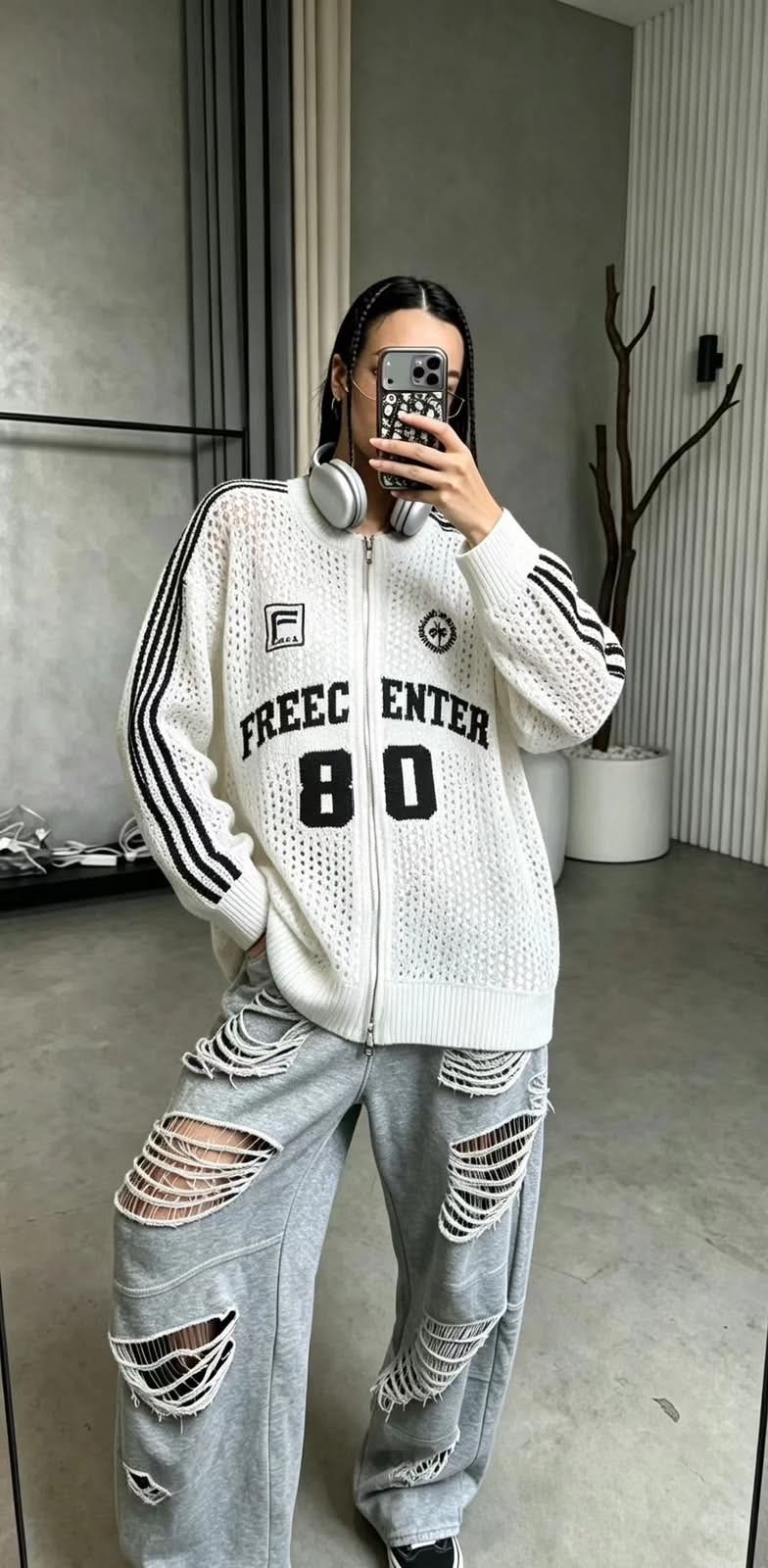 ΠΛΕΚΤΗ ΖΑΚΕΤΑ OVERSIZED